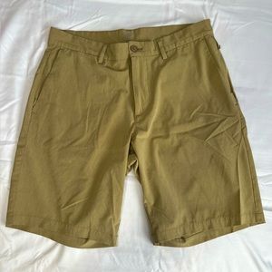Old Navy active go dry shorts 33 waist tan